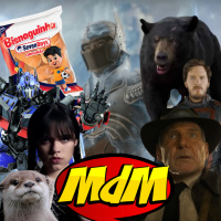 Novo MdM #6: Cavaleiros do Zodíaco + Guardiões da Galáxia 3 + Indiana Jones 5 + Urso do Pó Branco + Transformers + bisnaguinha + sanduíche de batata palha + lontras + Wandinha Coach