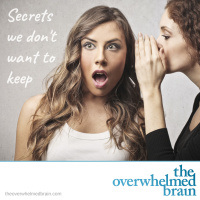 Carrying around the burden of someone elses secret