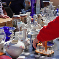 Unterwegs auf dem Flohmarkt