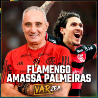 FLAMENGO AMASSA PALMEIRAS E ABEL MUITO CRITICADO - VARzea