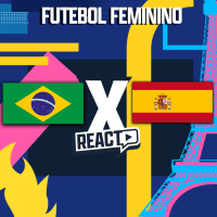 BRASIL x ESPANHA - Olimpíadas Semifinais FSC React