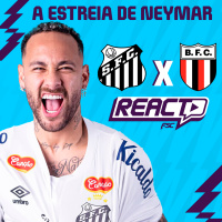 A REESTREIA DE NEYMAR - Santos x Botafogo REACT