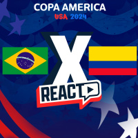 BRASIL x COLÔMBIA - Copa América Fase de Grupos FSC React