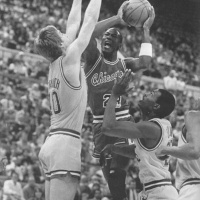 Michael Jordans rookie NBA season - March 25 through April 14, 1985 - NB85-25