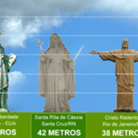 Wilma fala sobre Estátua de Santa Rita de Cássia