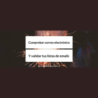 Como comprobar correo electronico y tener una lista de email completamente limpia