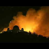 LA HILLS BURN AT THE PEAK OF WINTER