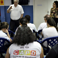 A secretaria de Ação Comunitária de Volta Redonda, através do CAPD realizou uma parceria com a secretaria municipal de Saúde, para levar aos assistidos uma palestra sobre higiene bucal