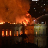 Polícia Federal não exclui hipótese de que incêndio no Museu Nacional tenha sido criminoso