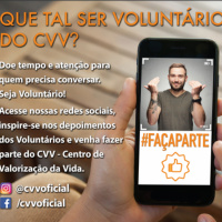 Seja um Voluntário do CVV