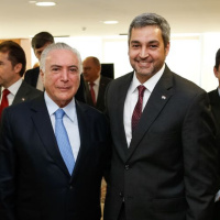 Michel Temer participa amanhã da cerimônia de posse do presidente eleito do Paraguai, Mario Abdo Benítez, em Assunção