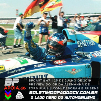 BPCast § 47 | Preview do GP da Alemanha de Fórmula 1