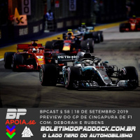 BPCast § 58 | Preview do GP de Cingapura de Fórmula 1