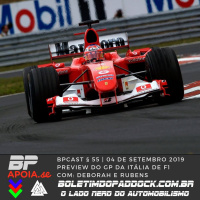 BPCast § 55 | Preview do GP da Itália de Fórmula 1