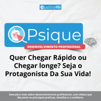Quer chegar rápido ou chegar longe? Seja o protagonista da sua vida!