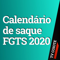 CAIXA DIVULGA CALENDÁRIO DE SAQUE DO FGTS EMERGENCIAL 2020