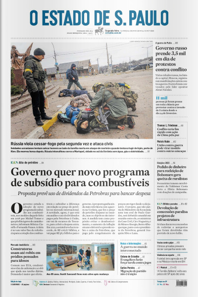 Estadão - Edição 07 de Março 2022