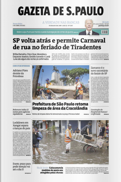 Gazeta de S. Paulo – Edição 05 de abril de 2022