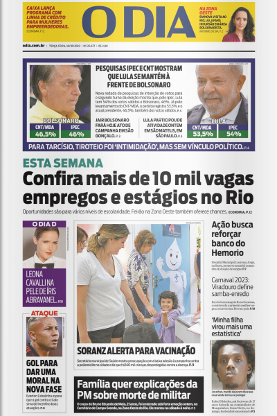 O DIA - Edição 18 de outubro de 2022