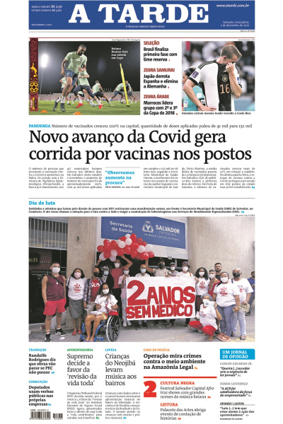 A TARDE - Edição de 02 de dezembro de 2022