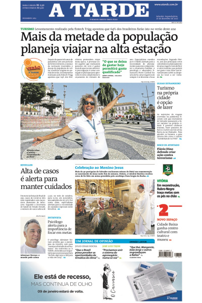 A TARDE - Edição de 26 de dezembro de 2022
