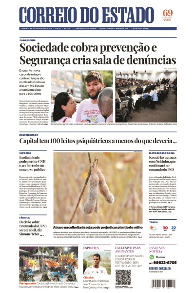 Correio do Estado - Edição de 16 de fevereiro de 2023