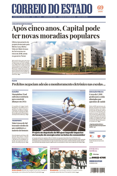 Correio do Estado - Edição de 17 de abril de 2023
