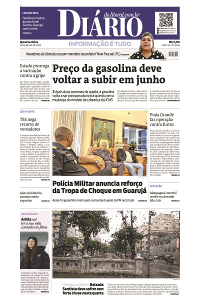 Diário do Litoral – Edição de 31 de maio de 2023