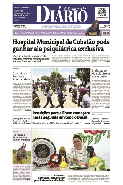 Diário do Litoral – Edição de 05 de junho de 2023