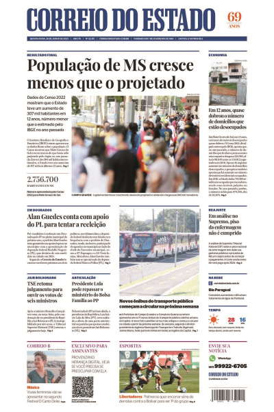 Correio do Estado - Edição de 29 de junho de 2023