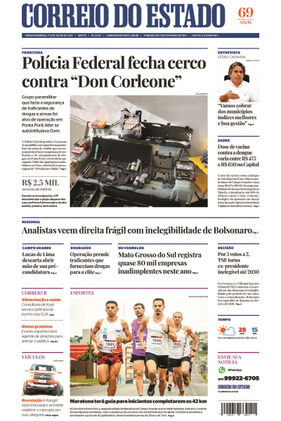 Correio do Estado - Edição de 01 e 02 de julho de 2023