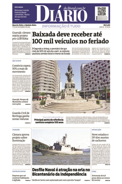 Diário do Litoral – Edição de 05 de julho de 2023