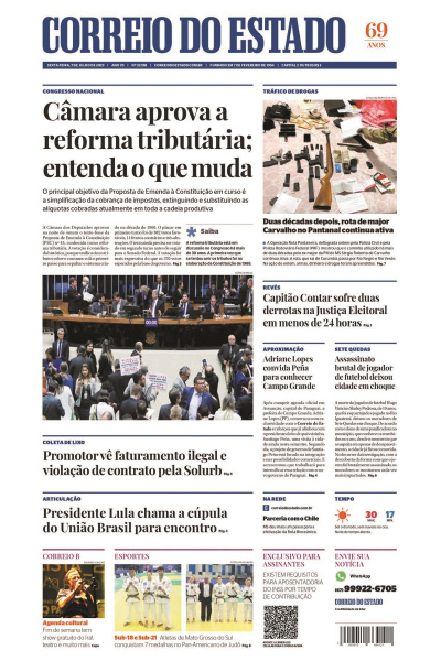 Correio do Estado - Edição de 07 de julho de 2023