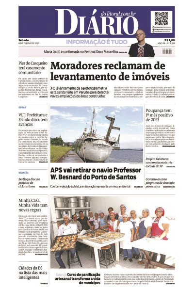 Diário do Litoral – Edição de 08 de julho de 2023