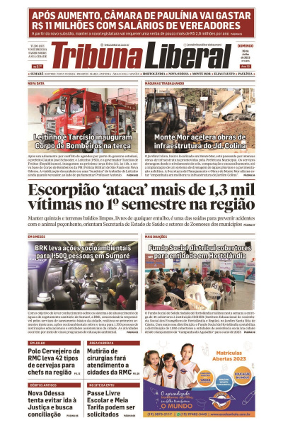 Tribuna Liberal - Edição de 09 de julho de 2023