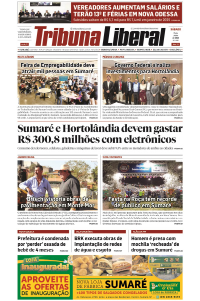 Tribuna Liberal - Edição de 15 de julho de 2023
