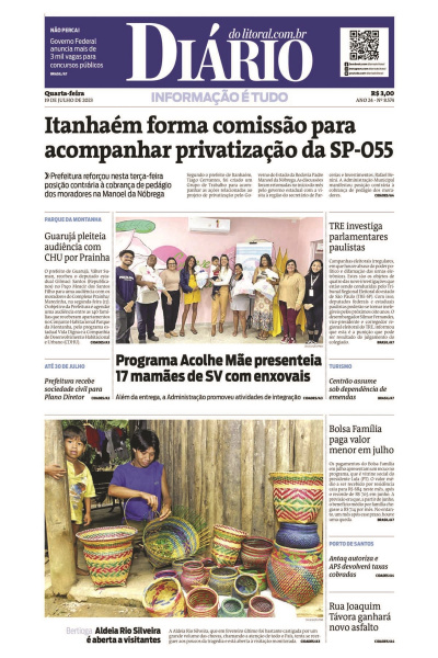 Diário do Litoral – Edição de 19 de julho de 2023