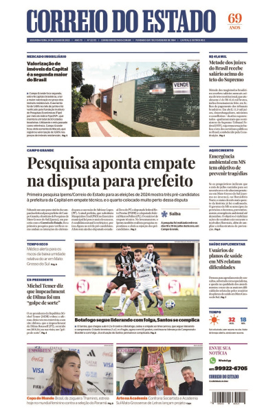 Correio do Estado - Edição de 24 de julho de 2023