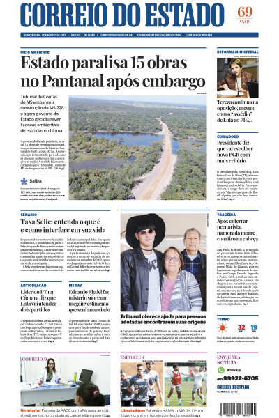 Correio do Estado - Edição de 02 de agosto de 2023