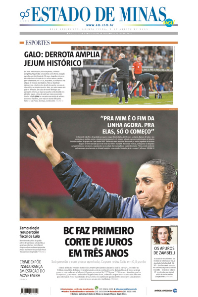 Estado de Minas - Edição de 03 de agosto de 2023