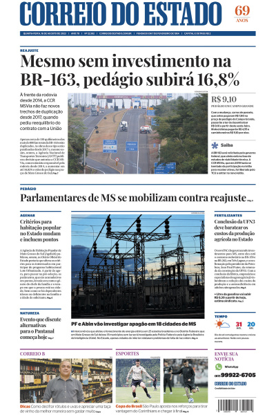 Correio do Estado - Edição de 16 de agosto de 2023
