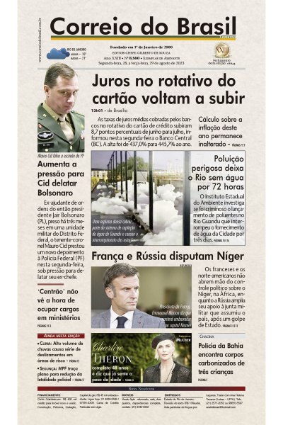 Correio do Brasil – Edição de 28 a 29 de agosto de 2023