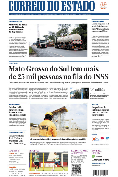 Correio do Estado - Edição de 12 de Setembro de 2023