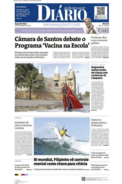 Diário do Litoral – Edição de 18 de Setembro de 2023
