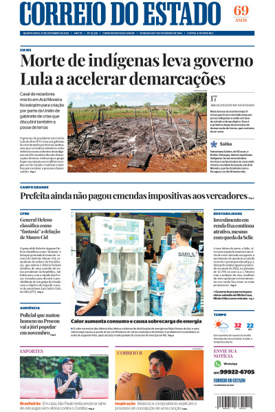 Correio do Estado - Edição de 27 de Setembro de 2023