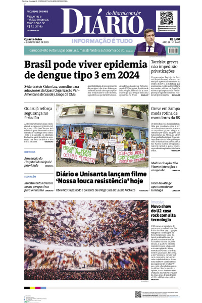 Diário do Litoral – Edição de 04 de Outubro de 2023