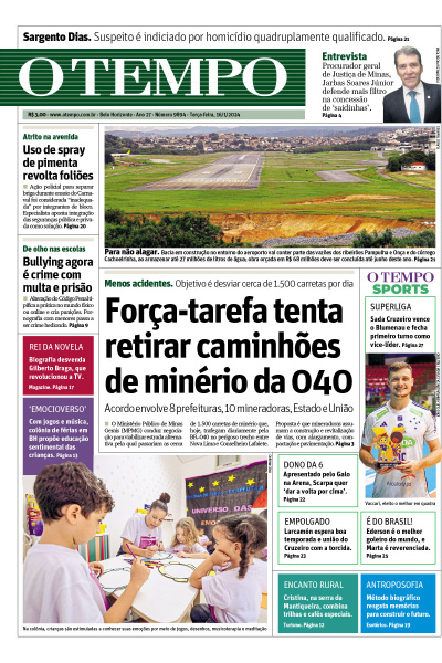 O TEMPO - Edição de 16 de Janeiro de 2024