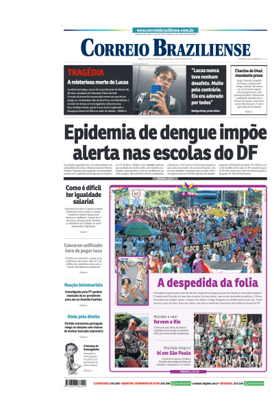 Correio Braziliense - Edição de 14 de Fevereiro de 2024