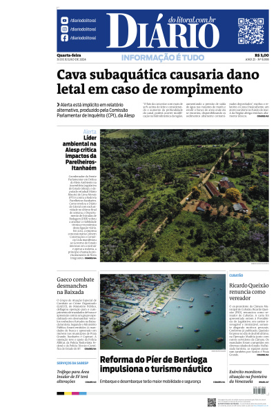Diário do Litoral - Edição de 31 de Julho de 2024