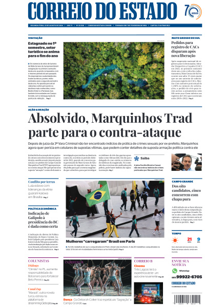 Correio do Estado - Edição de 12 de Agosto de 2024
